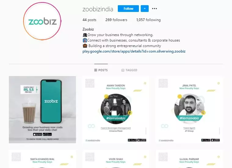 Zoobiz Instagram Logo