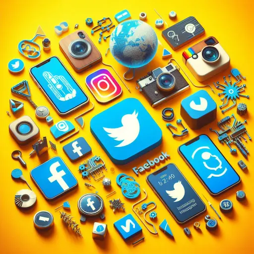 Image with all social media icons