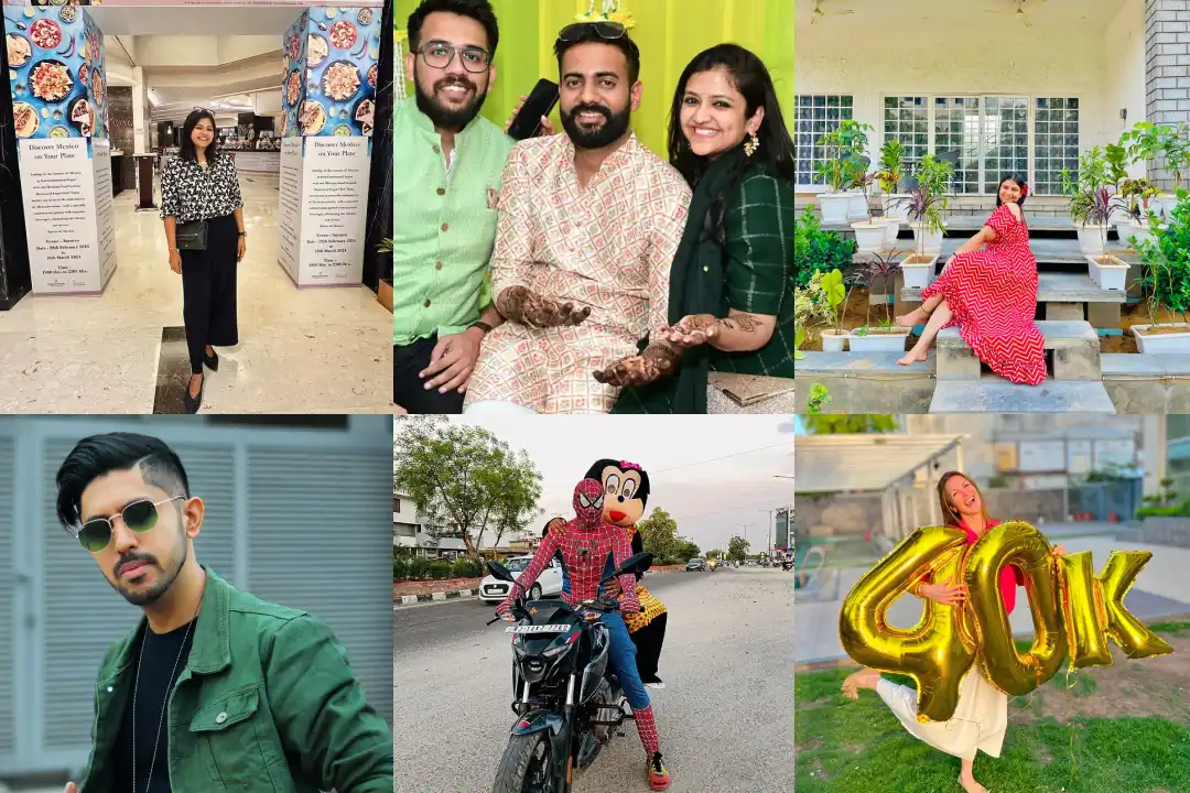 Images of top influencers in Jaipur