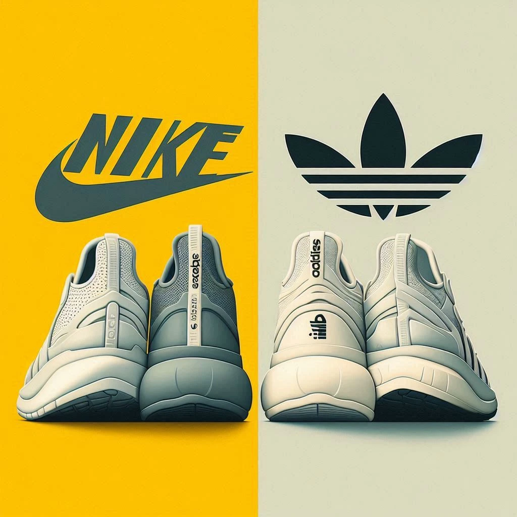 Nike vs adidas shoes on sale