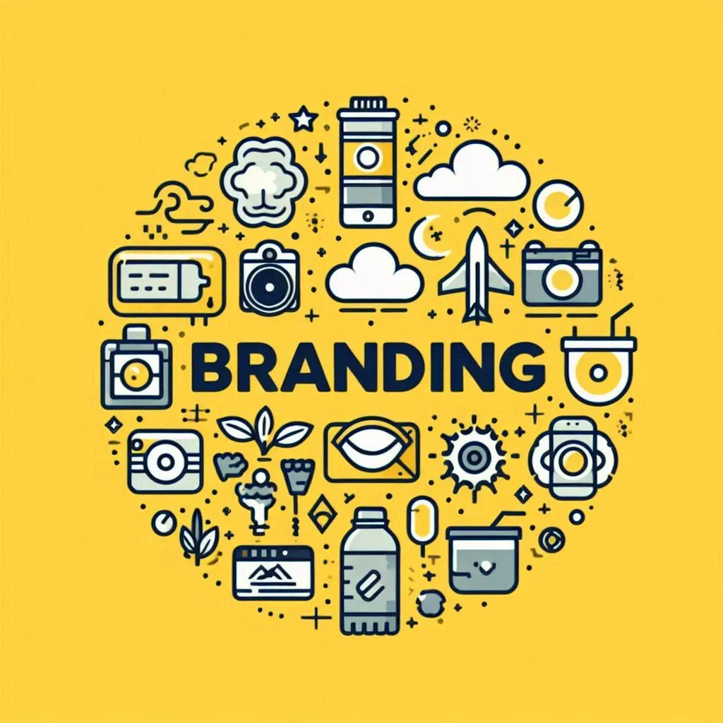 Image that says branding