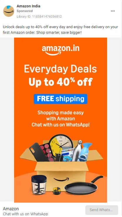 Amazon Meta Ad Copy 