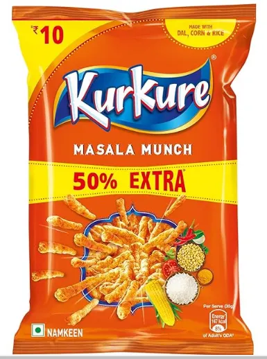 Kurkure 50% extra packaging 