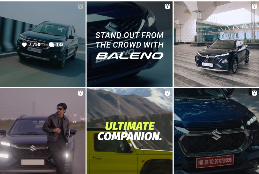 Instagram feed of Nexa Experience