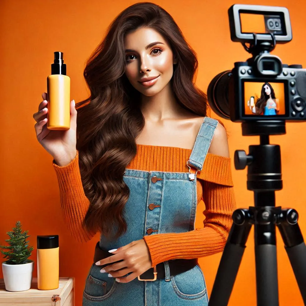 Image of an influencers doing the product shoot