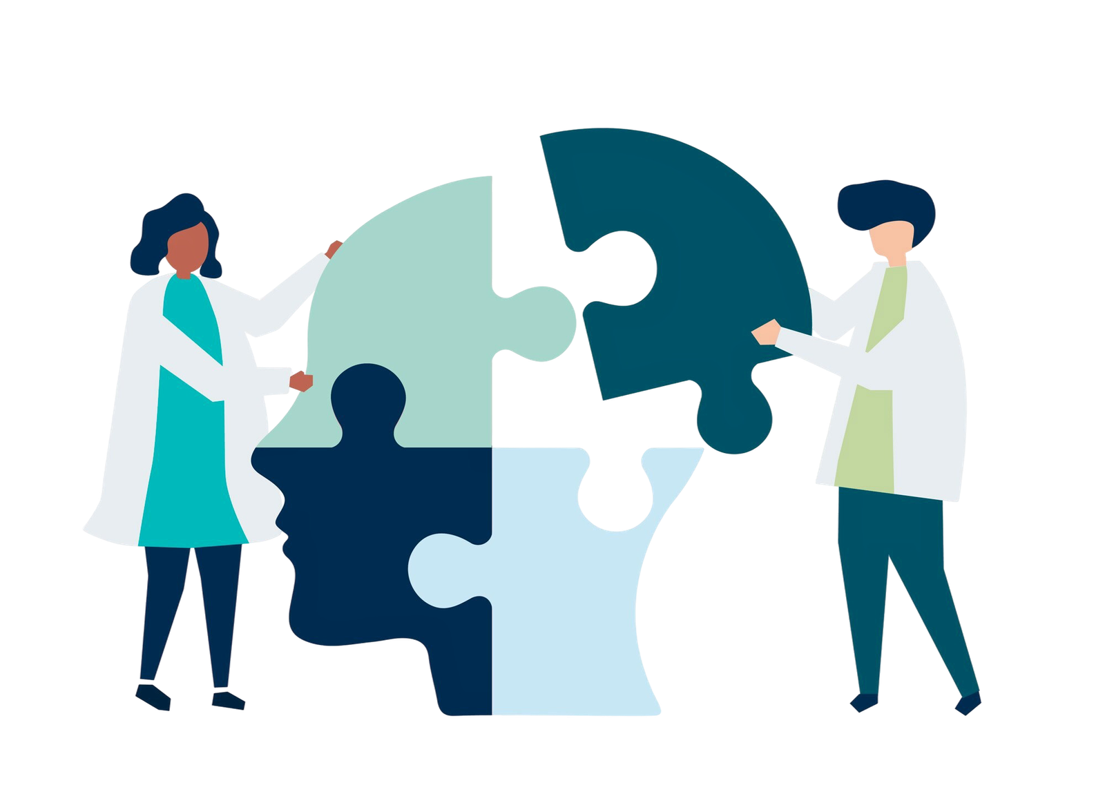 people-connecting-jigsaw-pieces-head-together