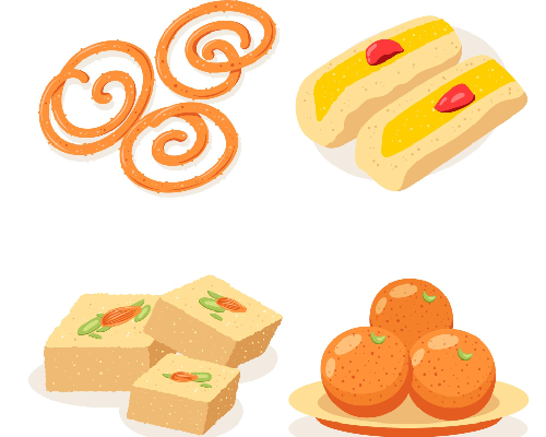 indian sweets collection