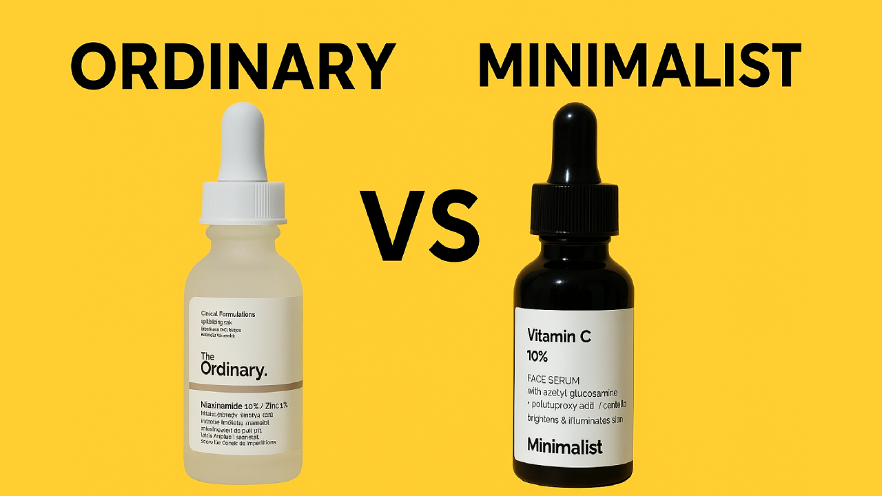 A head to head comparison of The Ordinary and Minimalist