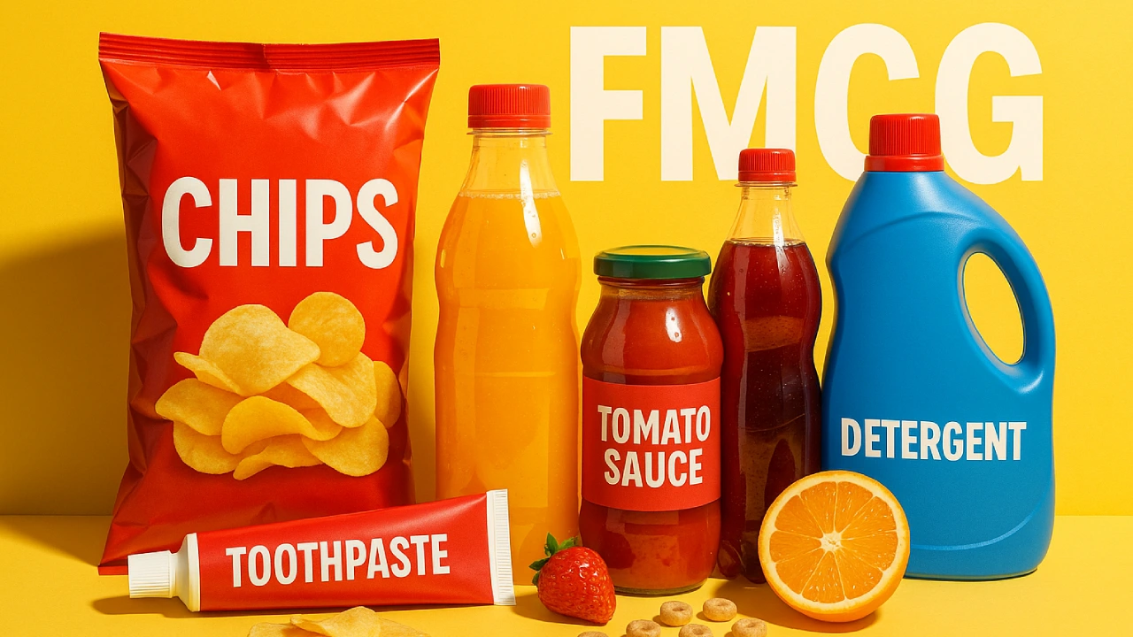 AI-generated image of FMCG products
