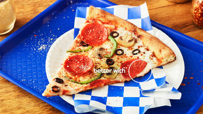  Image of a pizza slice from the campaign ‘Anything better with Pepsi’
