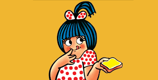 Poster of the famous ‘Amul Girl’.

