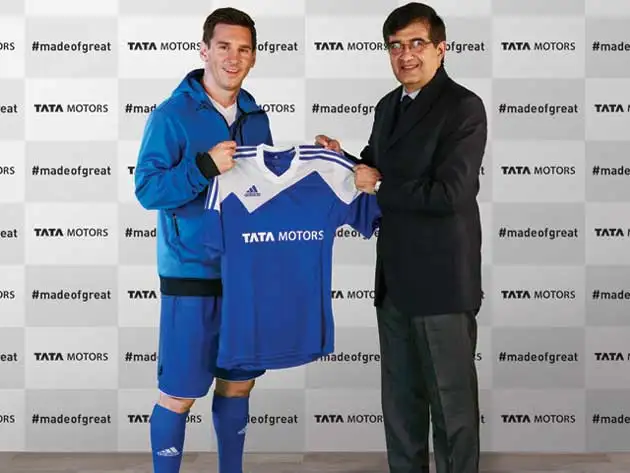Image of Lionel Messi for ‘Made of Great’ campaign. 
