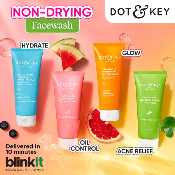 The Dot and Key Meta ad for Blinkit
