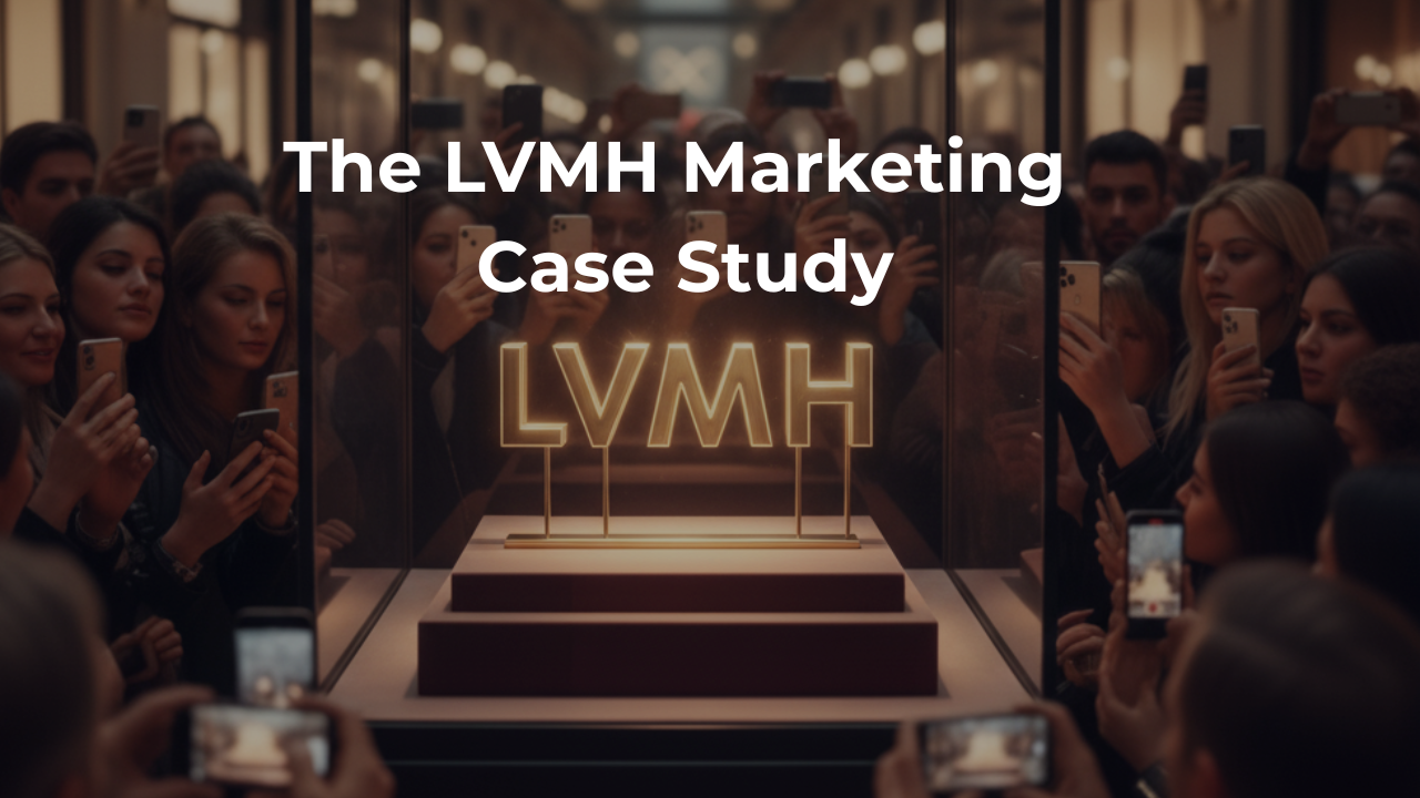 LVMH logo representing luxury and exclusivity marketing case study