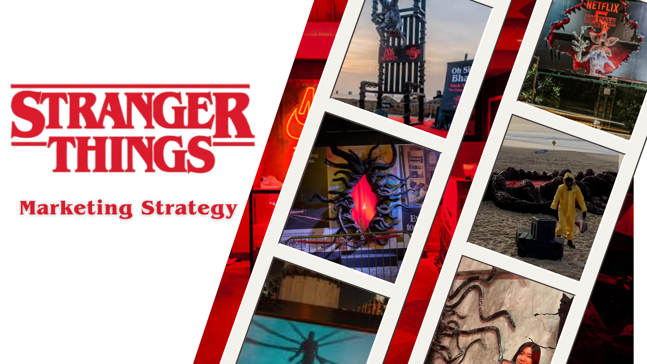 Netflix's Stranger Things Season 5 installation collage.