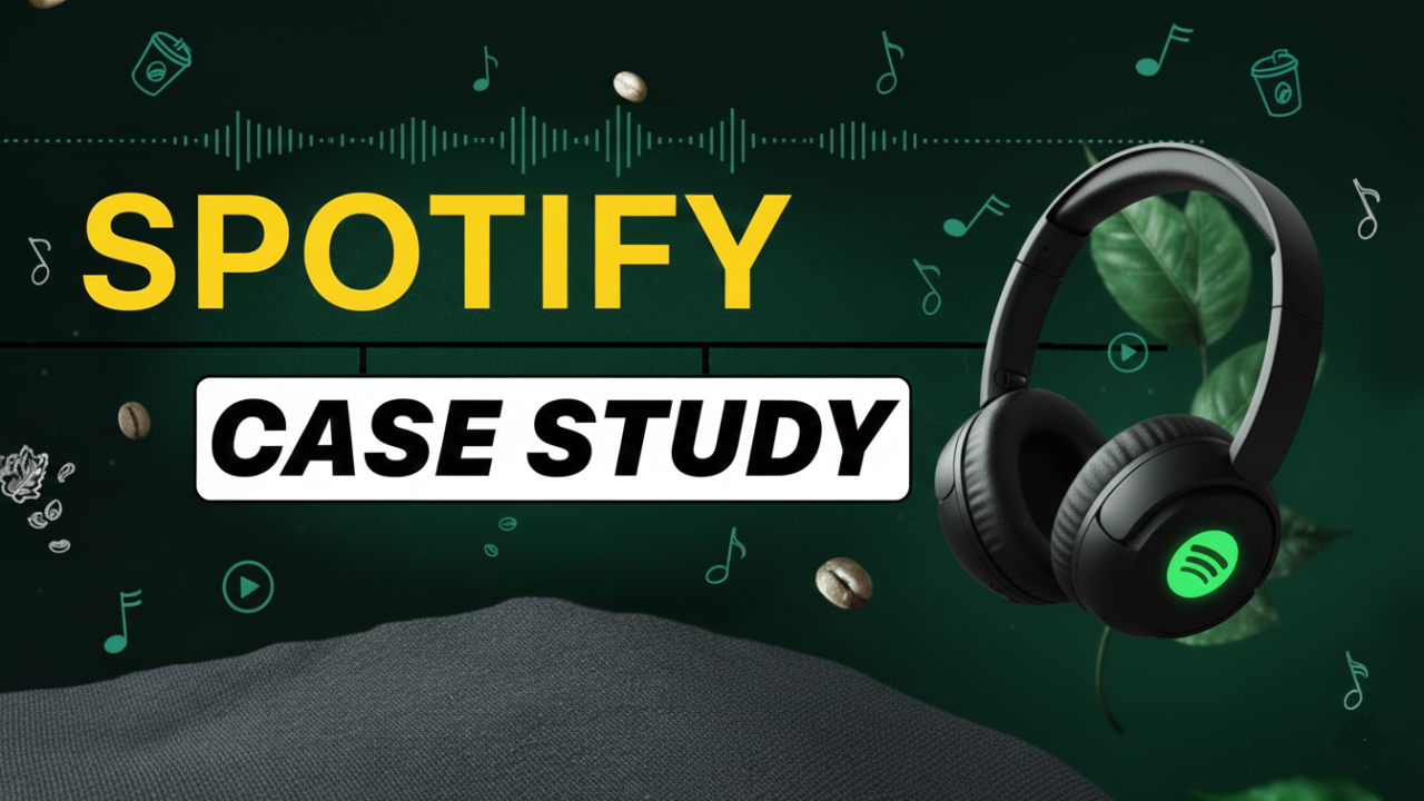 Spotify Wrapped interface showing personalised user data visualisation and the data-driven brand personality that defines their marketing strategy