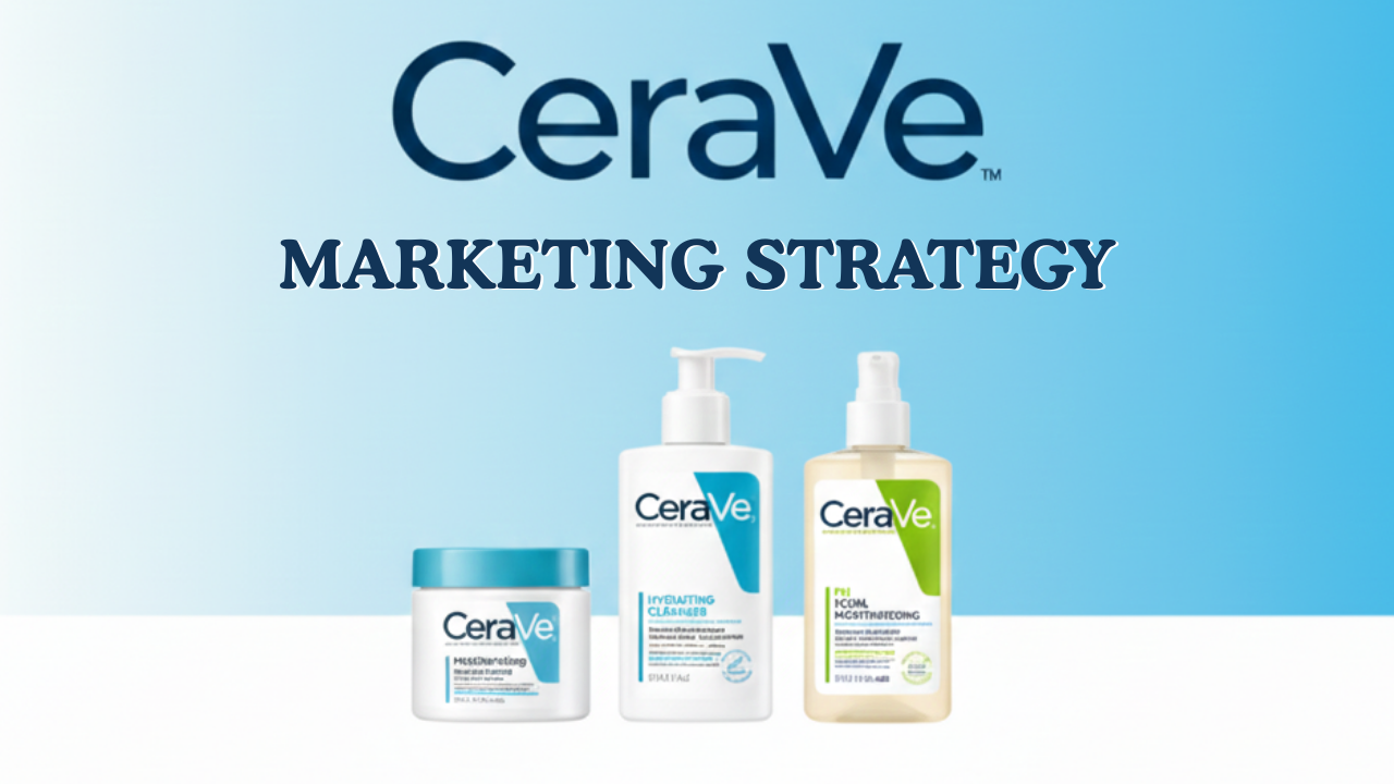CeraVe marketing strategy showing Michael Cera Super Bowl campaign and TikTok dermatologist influencers that drove viral growth to $2 billion brand.