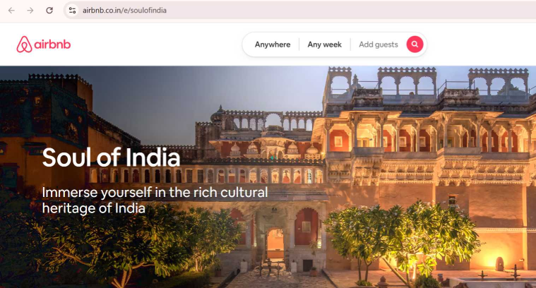 Listing Page on an Airbnb Page