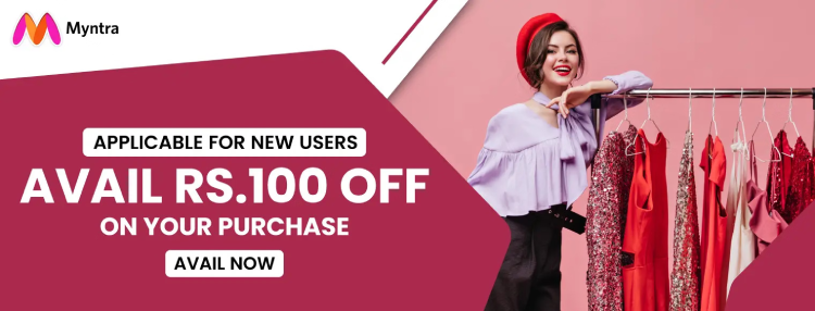 A clean Myntra ad after rebranding