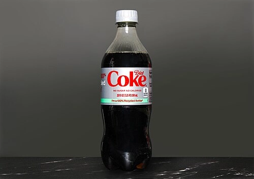 A 20oz bottle of Diet Coke 