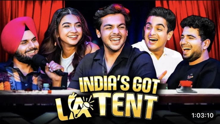 Poster-style image featuring Samay Raina alongside other creators for his show 