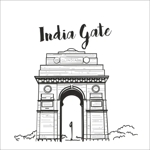 India Gate Sketch
