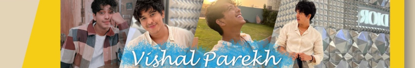 YouTube banner of an Ahmedabad YouTuber, Vishal DOP (Vishal Parekh) 