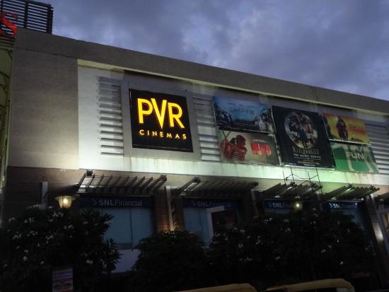  PVR Cinemas Banner in a mall 
