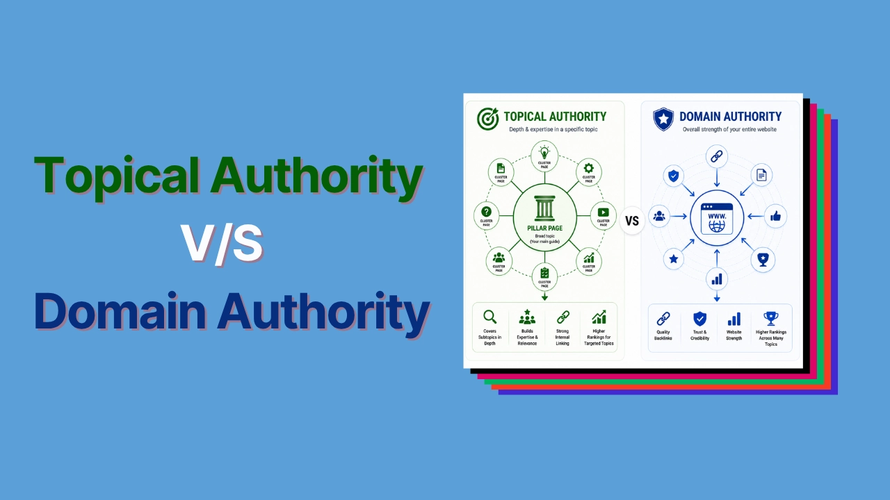 Comparison of Domain Authority, Domain Rating and Topical Authority in SEO