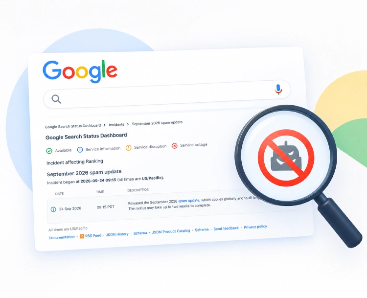 Google search status dashboard