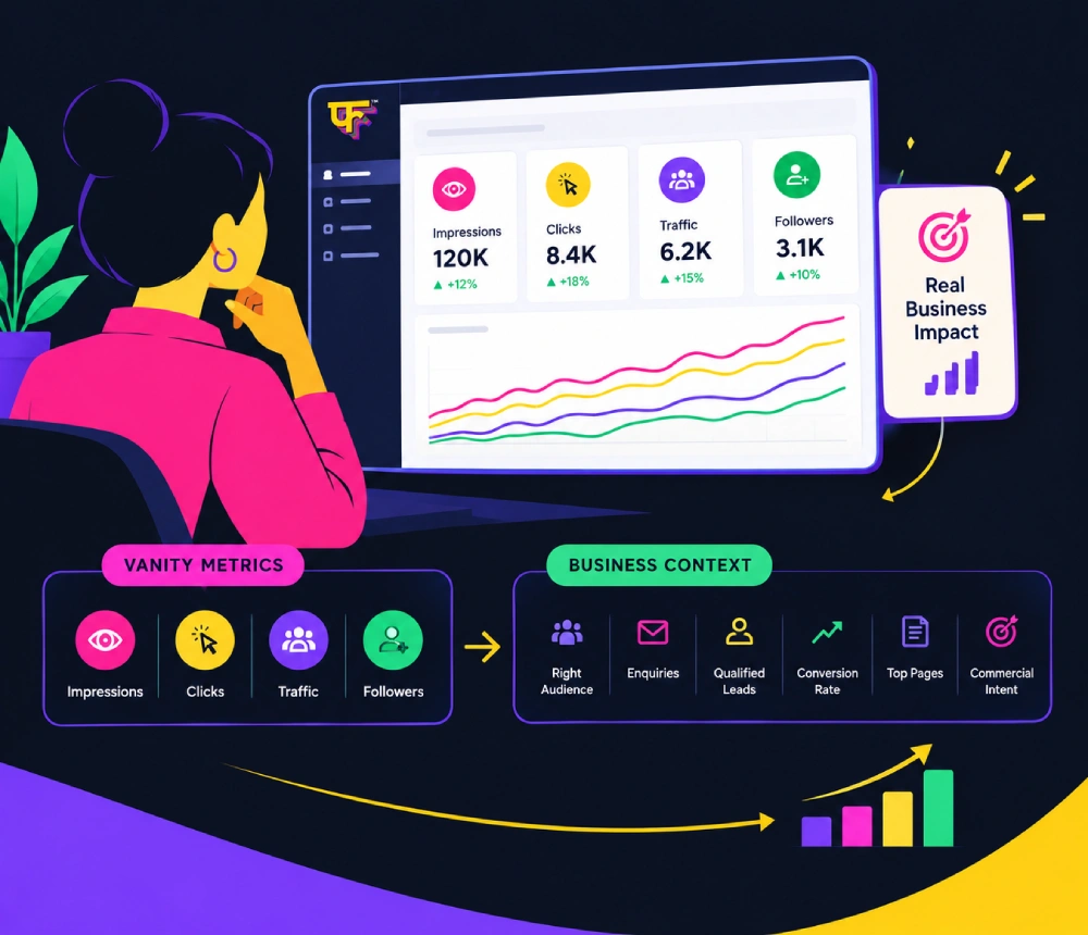  vanity metrics visual illustration